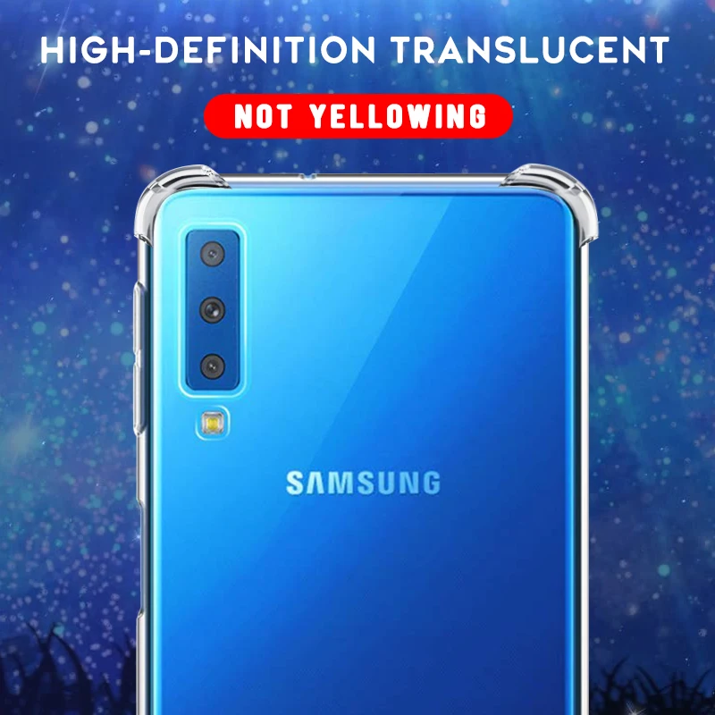 Для Samsung S10 TPU чехол для телефона Galaxy S9 S8 Plus A7 A9 A8 A6 2018 S10E M20 M10 Note 9 8 A8S A9S подушки