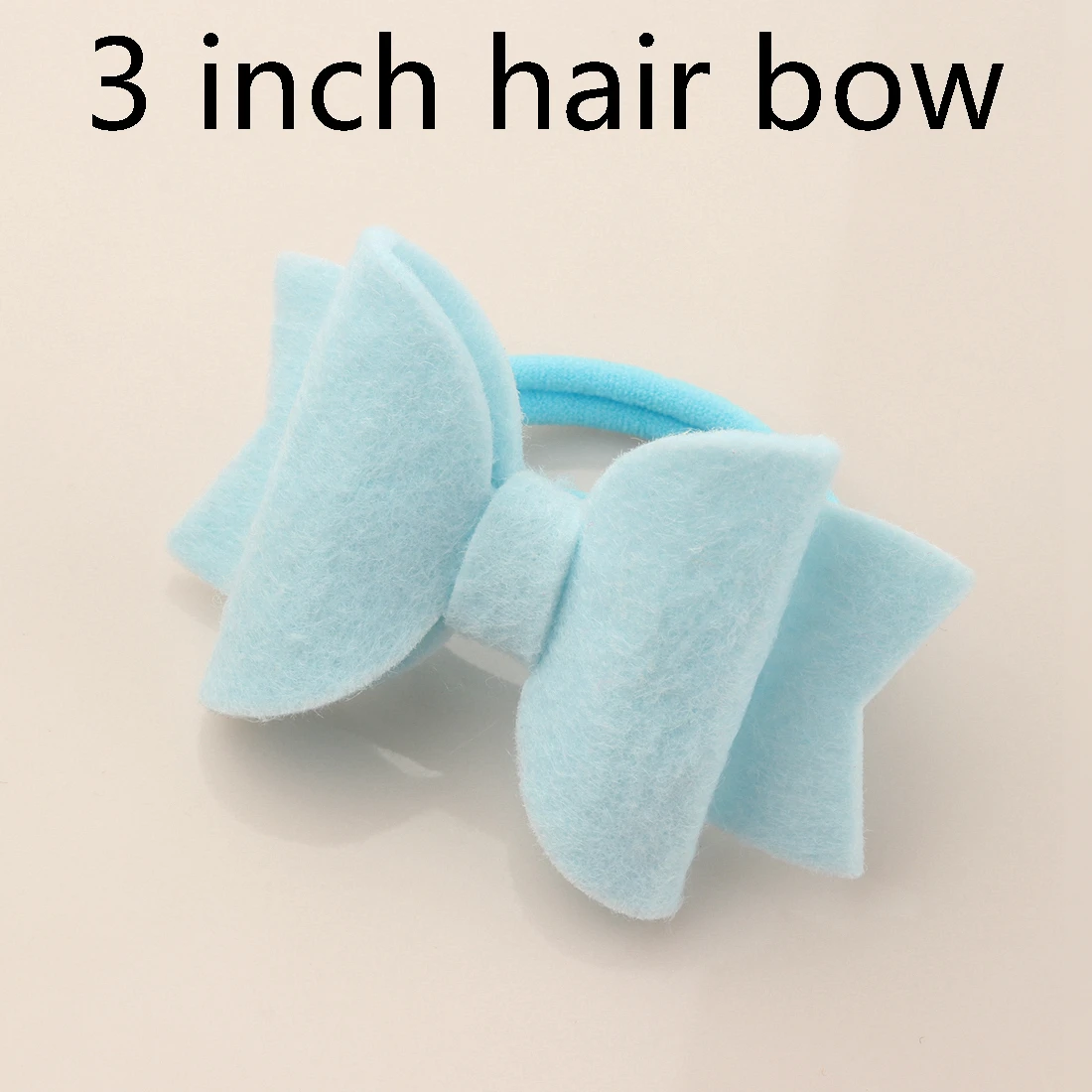 non woven-2 1 PC Child Hair Bow Tie Elastic Hair Band Glitter Hairbow Rope Rainbow Sequin Sparkly 3 Inch Bows Mermaid Girls Sweet Headwear - Цвет: non woven-2
