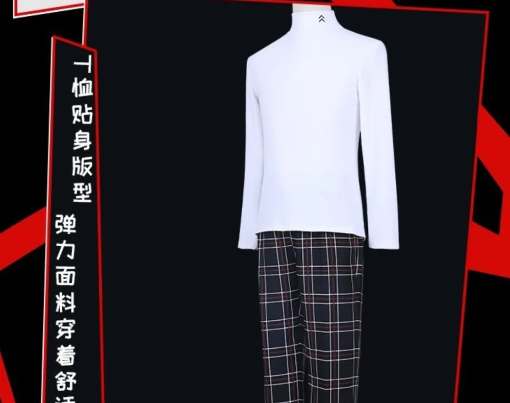 Высокое качество Аниме игра Persona 5 Cos Джокер мужчина женщина косплей японский Повседневный колледж униформа косплей костюм