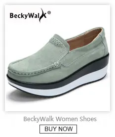 BeckyWalk/Большие размеры 35-43; Осенняя женская обувь; обувь из натуральной кожи на плоской подошве; женские мокасины на шнуровке; удобная обувь для мам; WSH2949