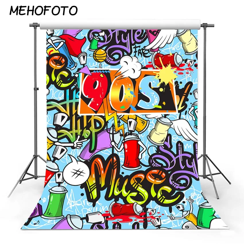 MEHOFOTO 90 граффити ретро фотографии фоны хип хоп Музыка тема вечевечерние фото фон