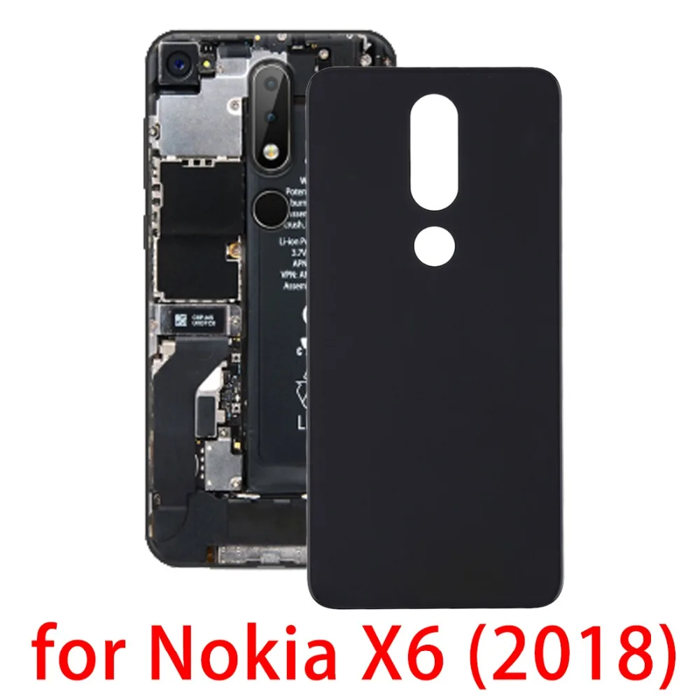 3 цвета для Nokia X6 (2018) задняя крышка Запасные Запчасти|Корпусы и рамки мобильных