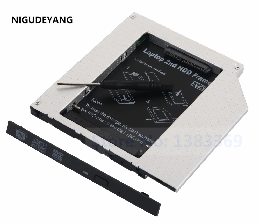 NIGUDEYANG 2nd жесткий диск HDD SSD Caddy Bay адаптер для DELL XPS M1330|ssd caddy|hdd ssd caddycaddy bay |