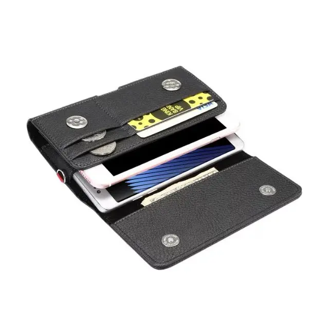 Кожаный чехол-кобура с горизонтальным ремешком и зажимом для ремня Sony Xperia XZ3 XZ2 XA1