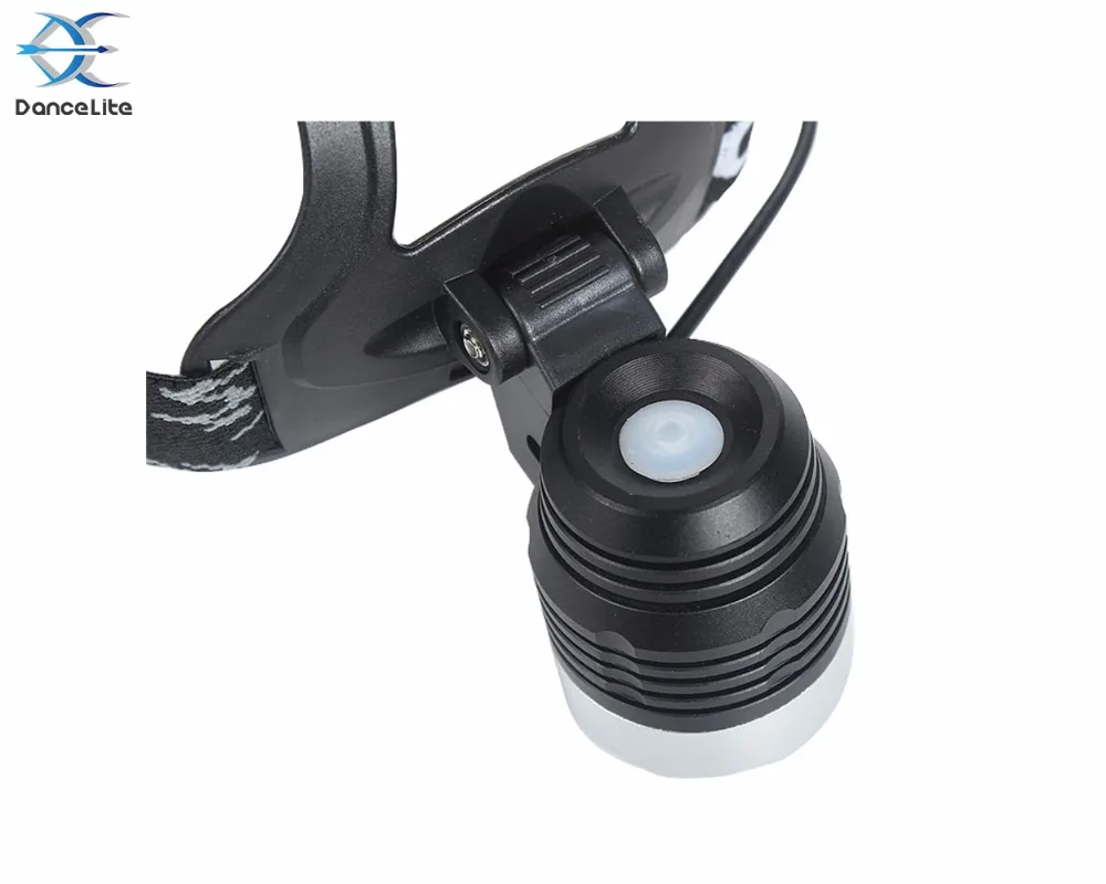 DanceLite DHA4 Classics 2000Lm XM-L T6 3Mode LED Camping Headlamps Fishing Head Lamp (2x18650) | Светодиодная подсветка