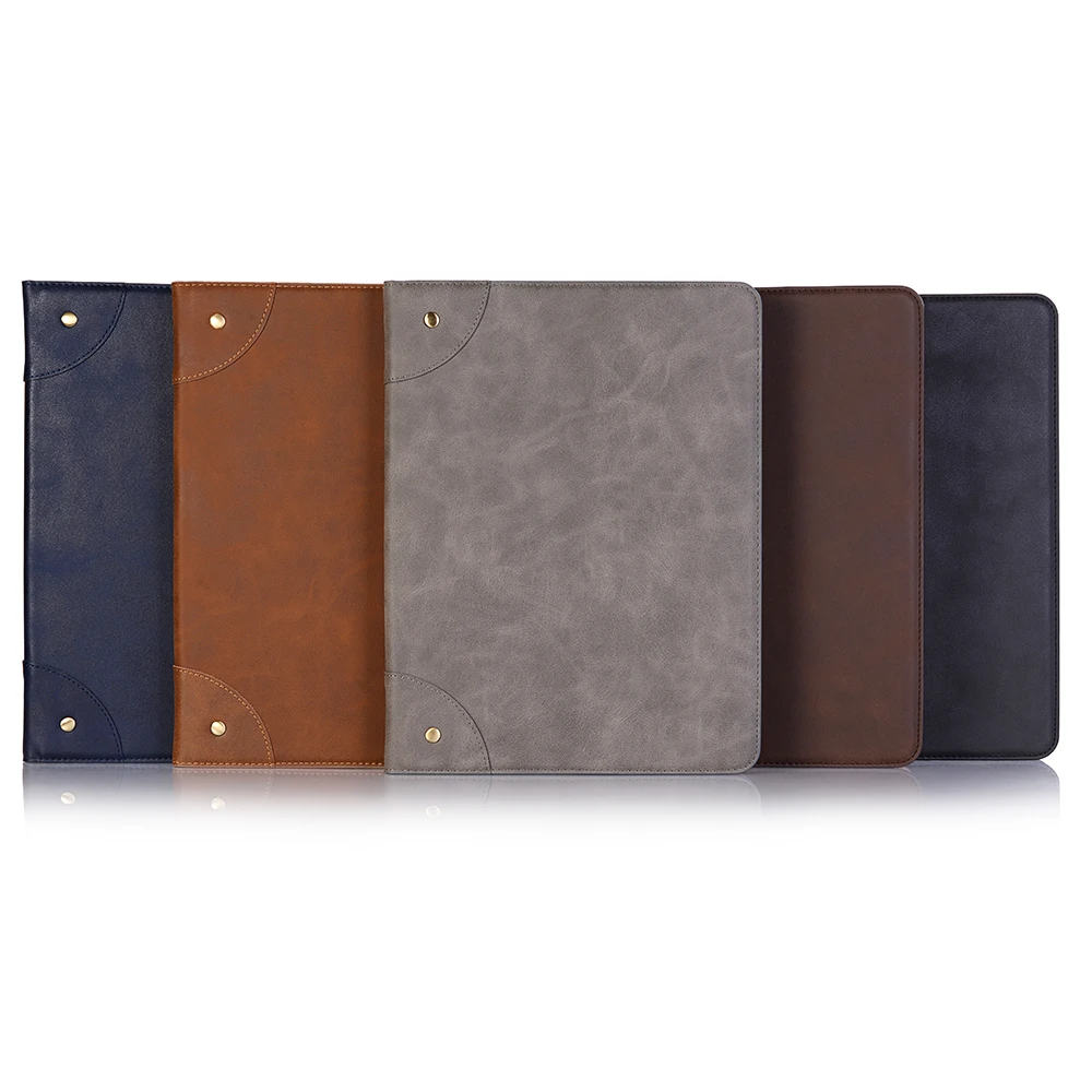 Роскошные Ретро планшеты чехол для iPad Mini4 умный раскрывающийся Магнитный PU