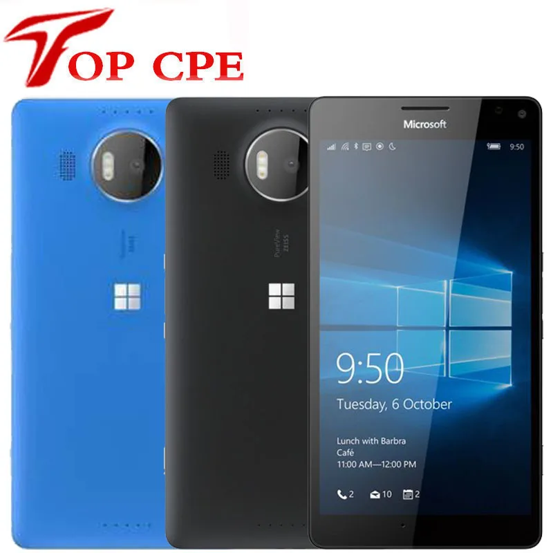 Оригинальный разблокированный телефон Nokia microsoft Lumia 950 XL Одиночная двойная Sim Windows