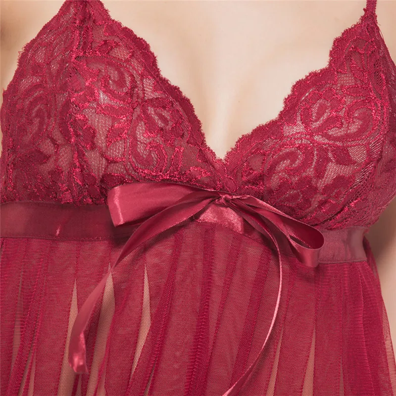 XL XXL 3XL 4XL Плюс Размер женское сексуальное белье Babydoll сорочка ночное платье