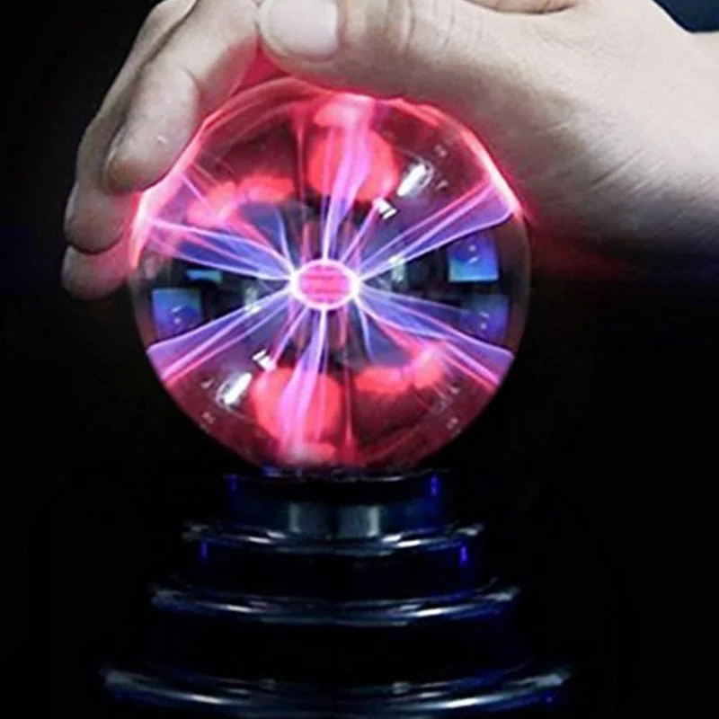 3 дюйма с украшением в виде кристаллов плазменный шар ночник волшебный