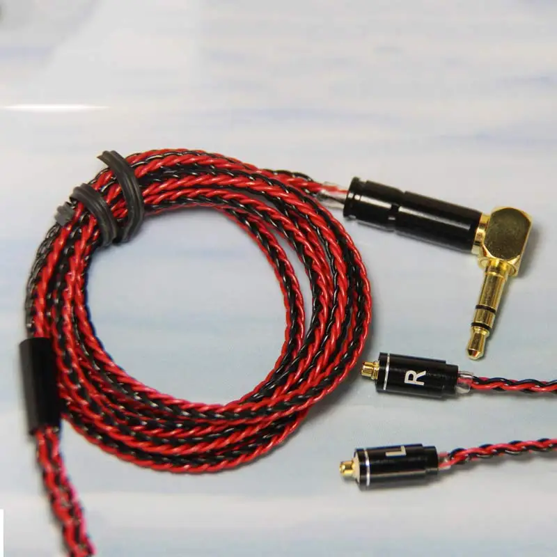 Tiandirenhe MMCX кабель для Shure SE215 SE535 SE846 наушники 8 акций с серебряным покрытием