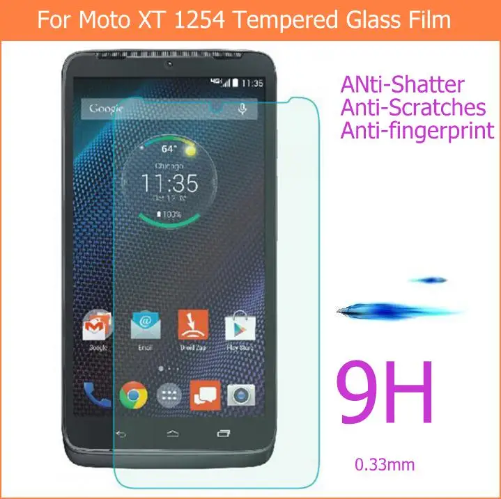 Закаленное стекло 2.5D для Motorola Droid Turbo XT1254 9H оригинальная Взрывозащищенная