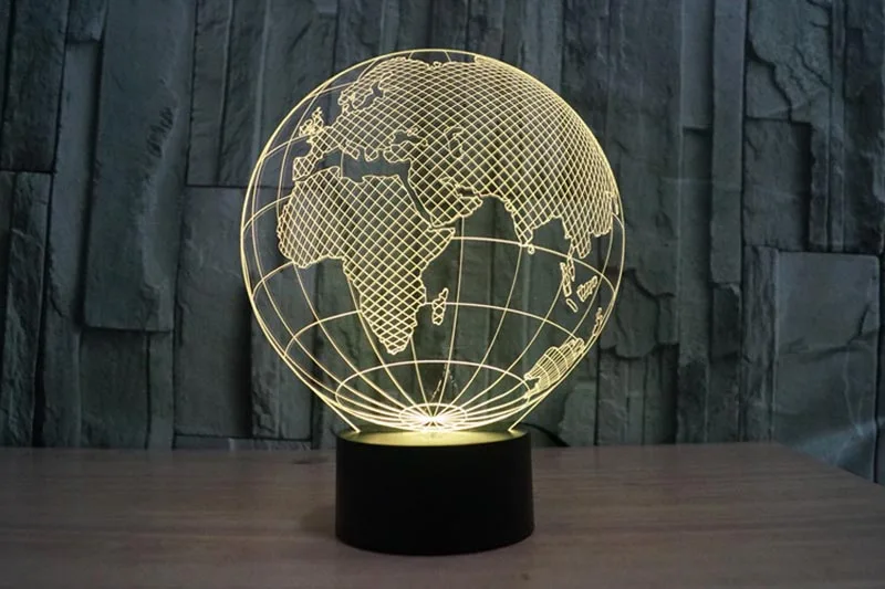 Внешняя торговля 2017 года Америка Европа 3D глобус цветной визуальный сенсорный