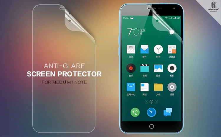 3 шт./лот протектор экрана для MEIZU М1 ПРИМЕЧАНИЕ NILLKIN Матовой ИЛИ Super clear защитная