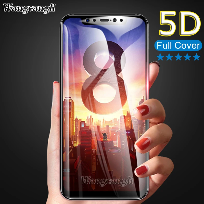 5D полное покрытие закаленное стекло для Xiaomi Mi 8 Lite SE Pro Max 3 Pocophone F1 Mix 2 Защита экрана