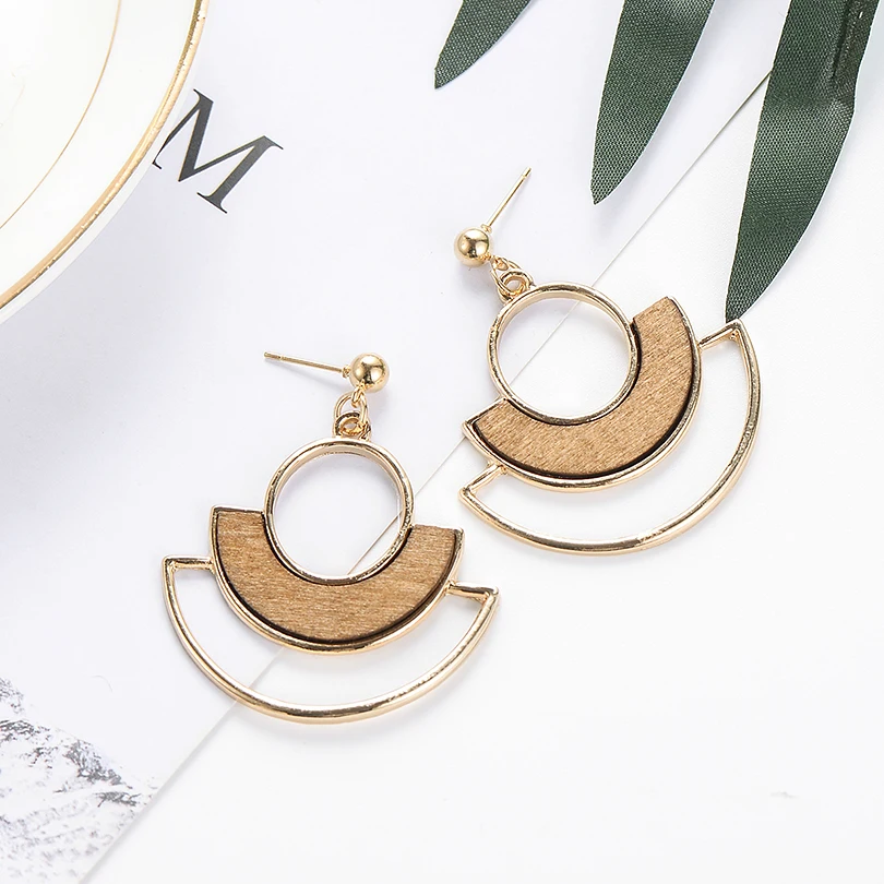 Европейские и американские трендовые очаровательные большие металлические