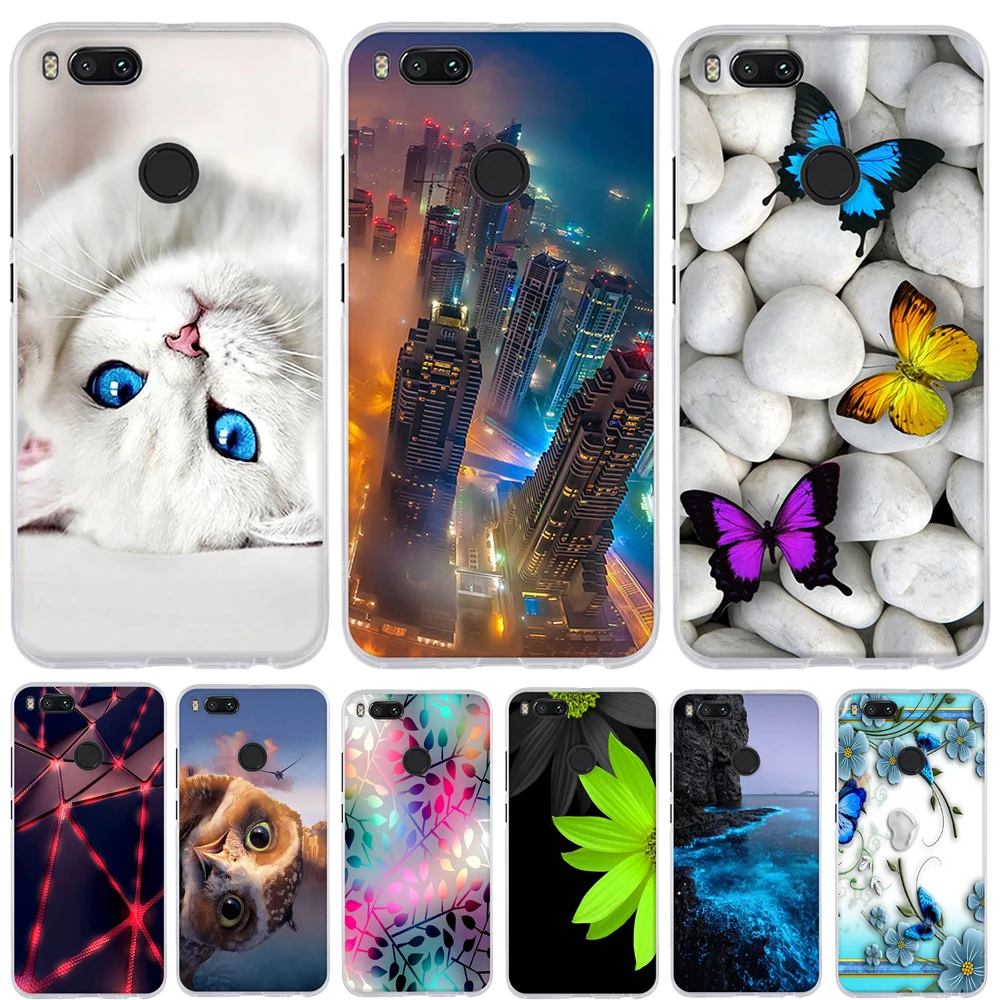 Силиконовый чехол для Xiaomi Mi A1 задняя крышка 5X мягкий TPU Mi5X MiA1 Funda|case for xiaomi|silicone casecase