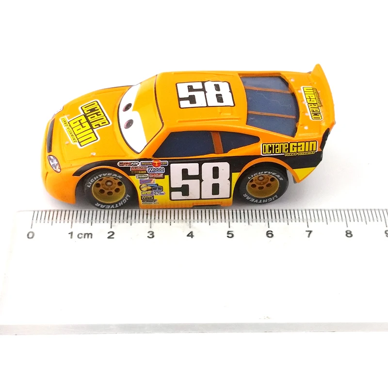 Дисней Pixar Cars No.58 металлический литой под давлением игрушечный автомобиль 1:55