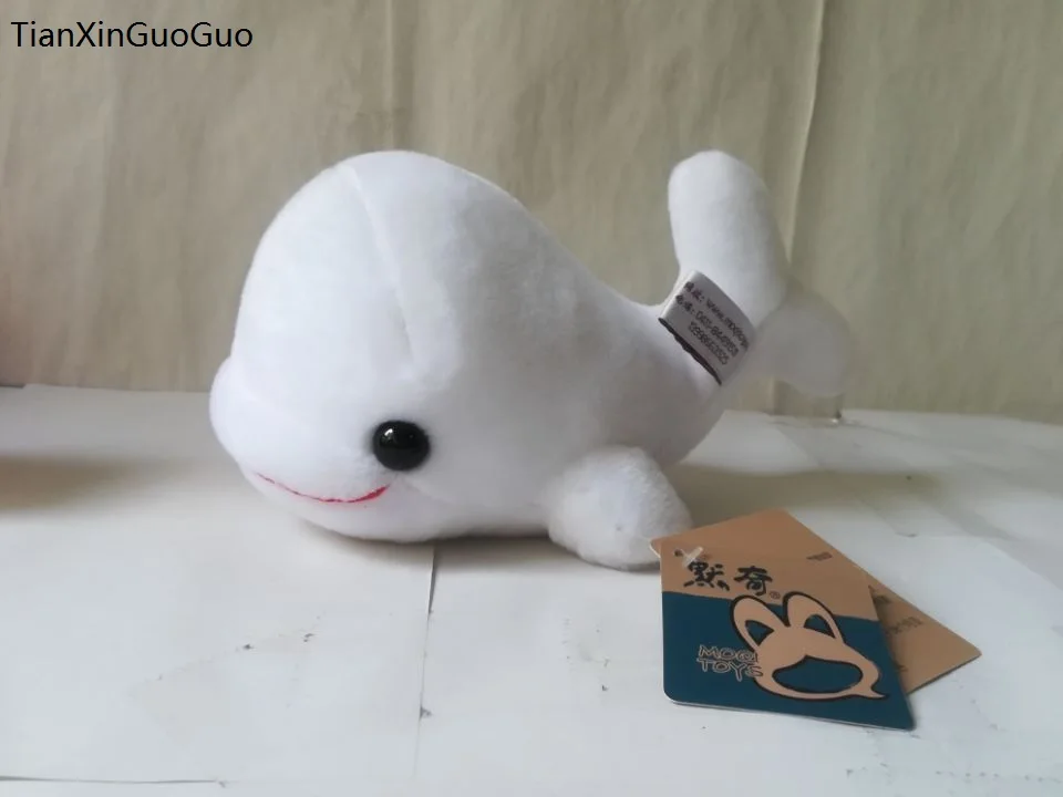 

small 23cm white dolphin plush toy soft doll baby toy Christmas gift w0322