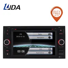 LJDA 2 Din автомагнитола для Ford Mondeo Focus Transit C MAX S Fiesta gps навигация