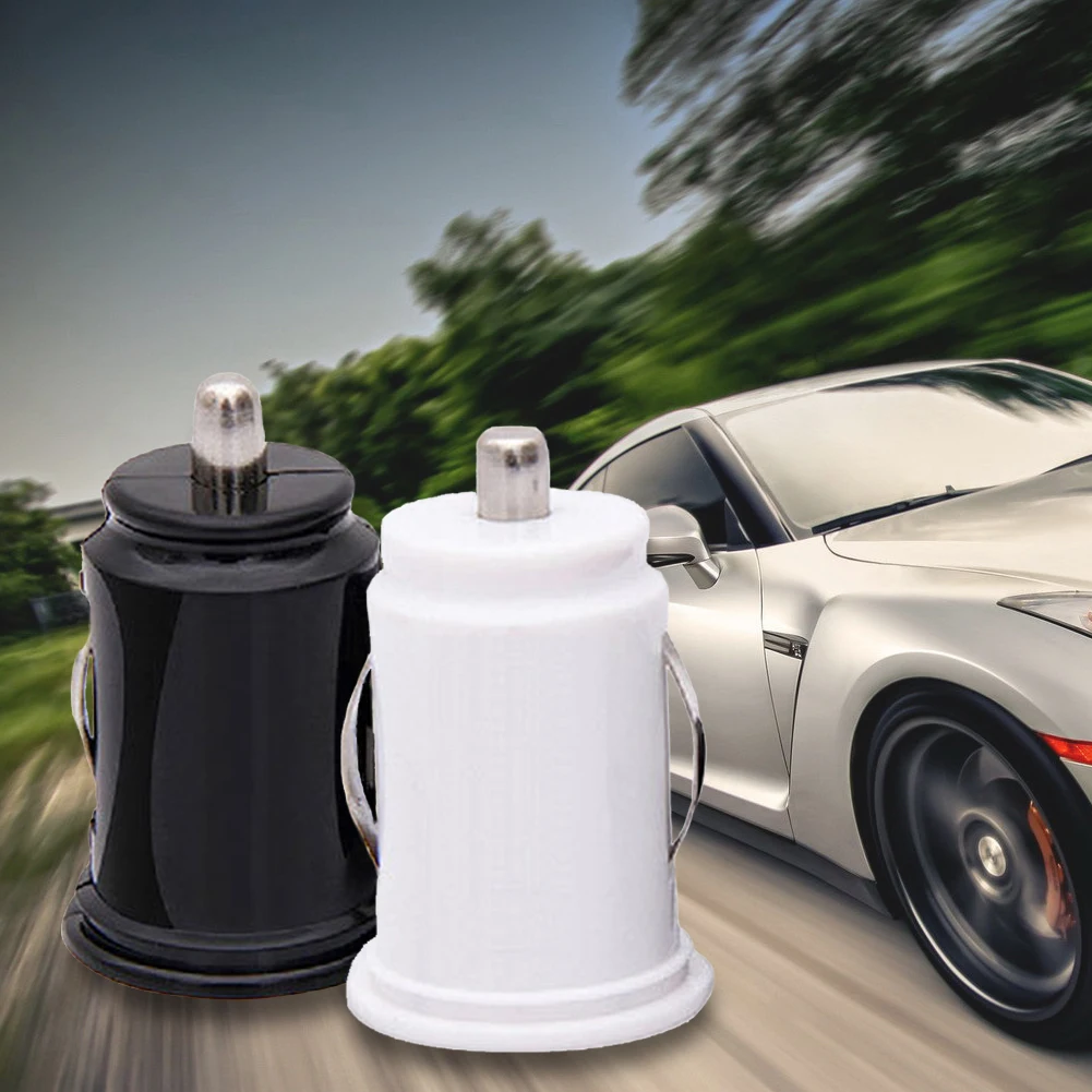 Мини Быстрая зарядка двойной USB порт розетка адаптер питания Автомобильное