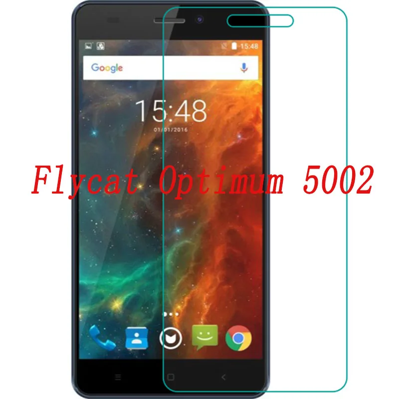 

Smartphone Tempered Glass for Flycat Optimum 5002 9H Explosion-proof Protective Film Screen Protector cover phone