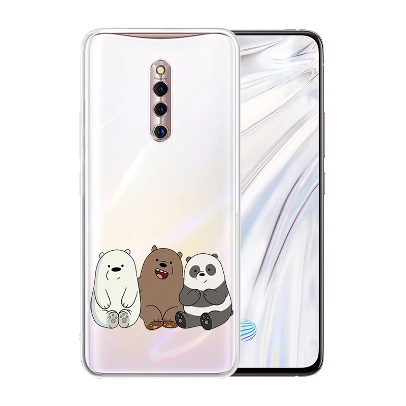 Мягкий силиконовый прозрачный чехол из ТПУ для VIVO X27 Pro X23 X21 X20 X7 X9S Plus Прочный с