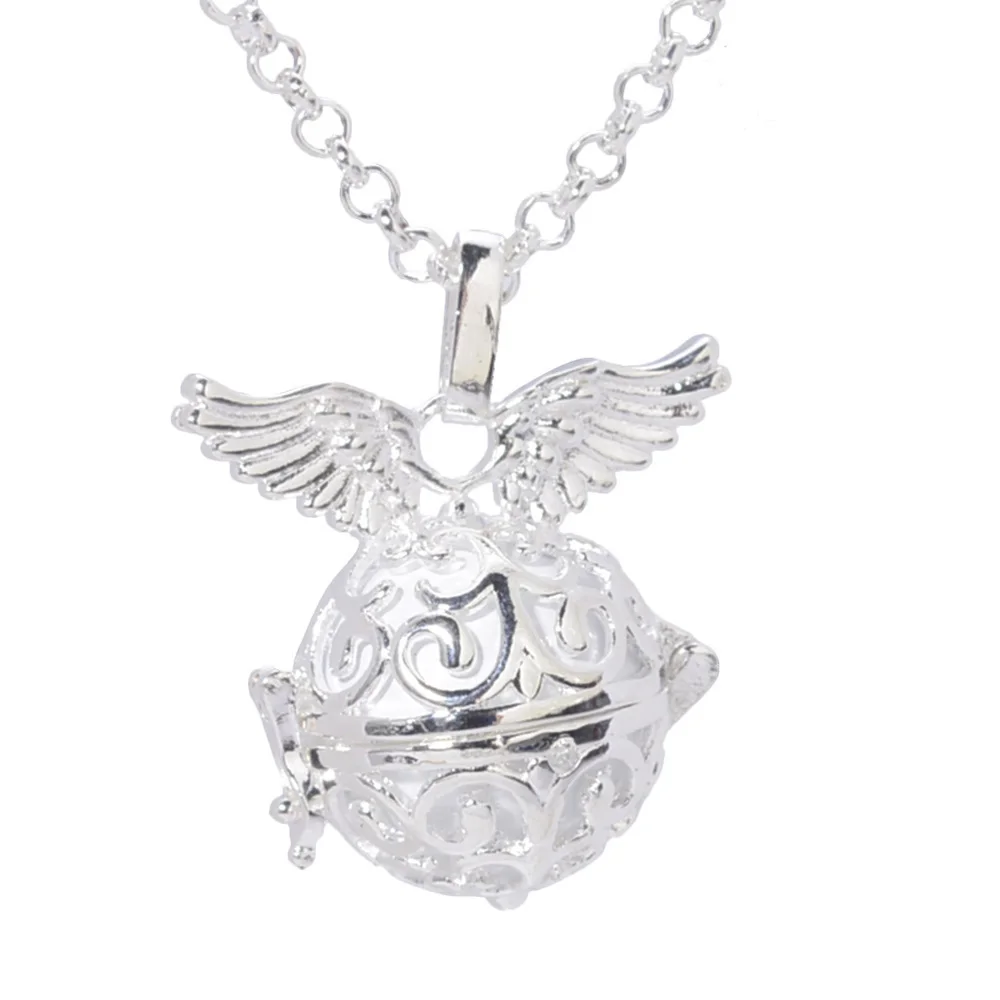 1 шт. цветной медальон бола Крыло ангела гармония беременность мяч клетка кулон