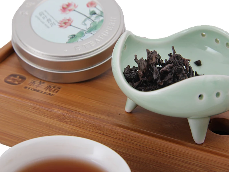 puer tea New Arrival Top Quality Mini Box Compressed Tea Chinese Authentic Lotus Leaf Fragrance 1box=7pieces BKTH002 |