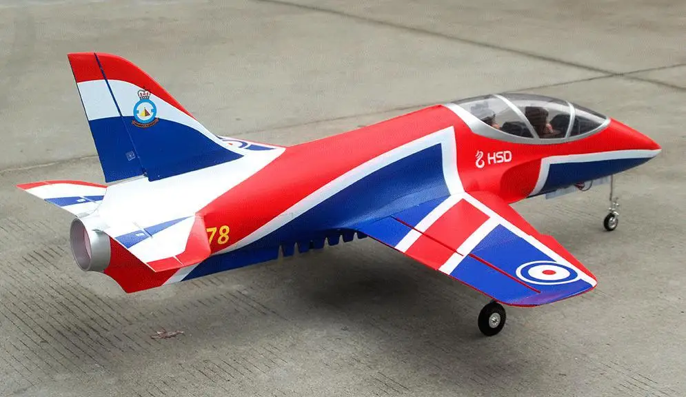 HSD 105 мм воздуховод вентилятор Супер Viper RC реактивная модель PNP и комплект 6-12 s