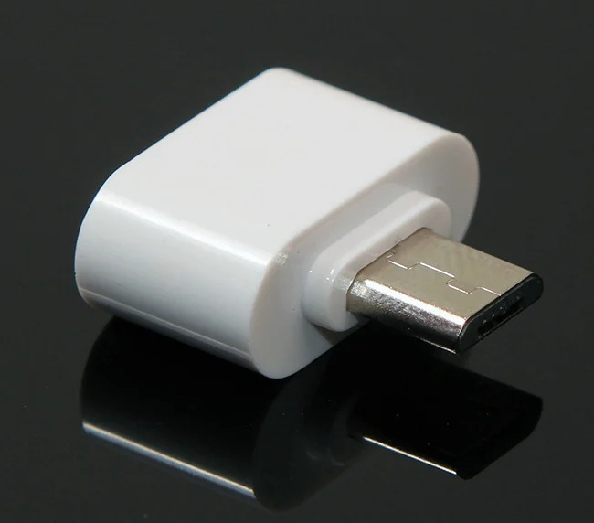 50 шт./лот мини микро usb к USB OTG адаптер хоста для планшетов ПК Подключение U