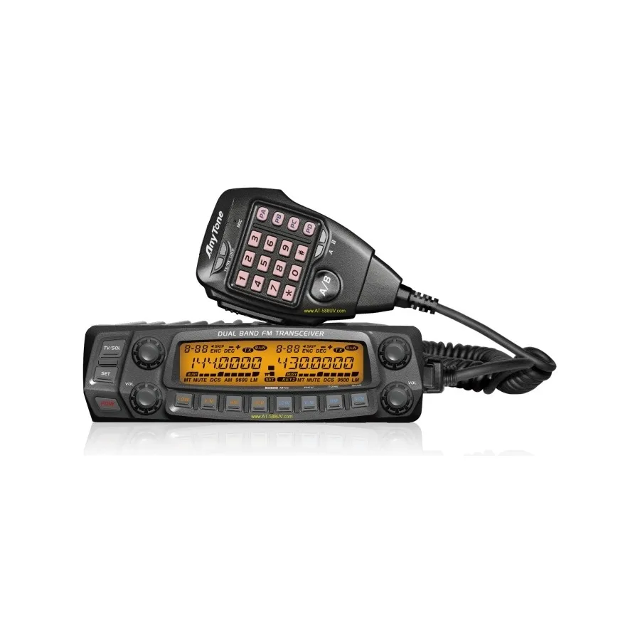 BAOFENG AT-5888UV автомобильный радиоприемопередатчик U/V Daul Band 50 Вт/40 Вт мощность передачи anytone двухстороннее мобильное радио