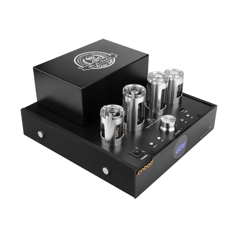 Усилитель AIYIMA с Bluetooth 4 0 трубный усилитель 6P1 6N2 профессиональный мощности 65Wx2
