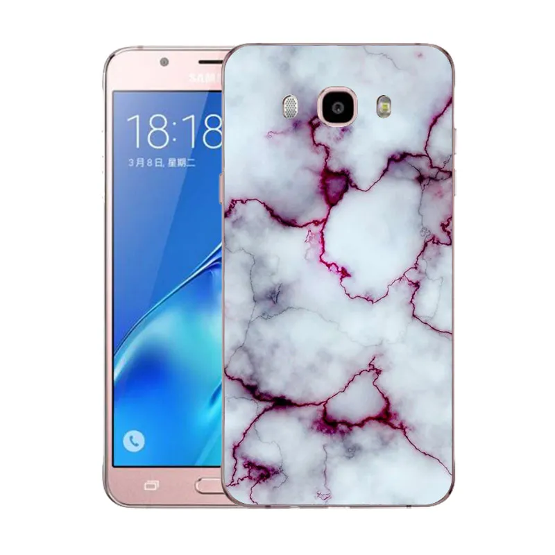 Soft Tpu Clear Phone Case For Samsung Galaxy A3 A5 2016 2017 prime J1 J2 J3 J5 J7 Coloful Marble Free shipping |