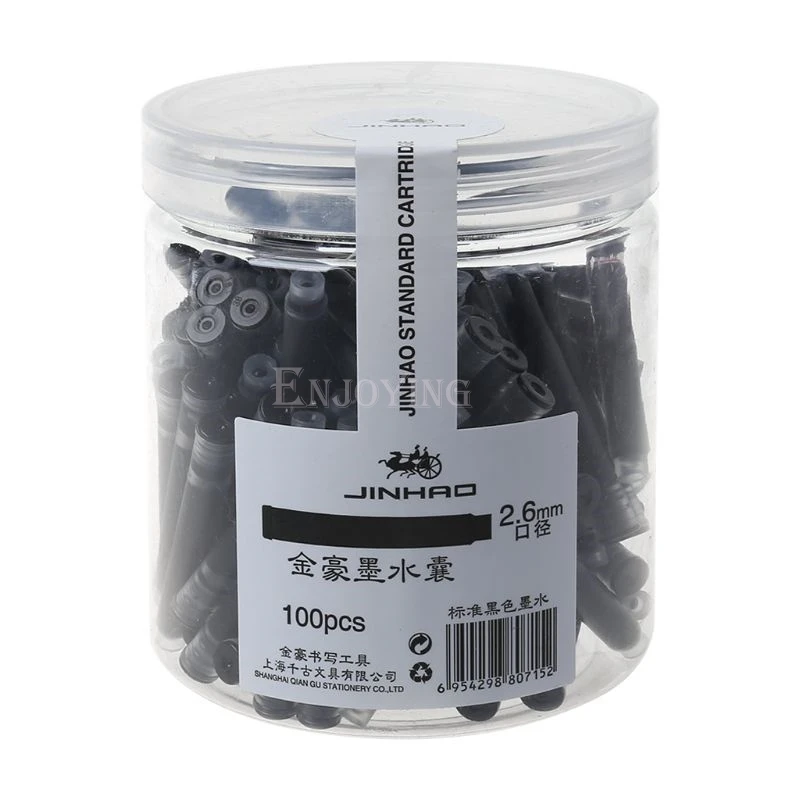 Erasable Blue 30 шт. Jinhao Универсальный черный синий авторучка чернила Sac картриджи 2,6 мм заправки школьные офисные канцелярские принадлежности - Цвет графита: Erasable Blue