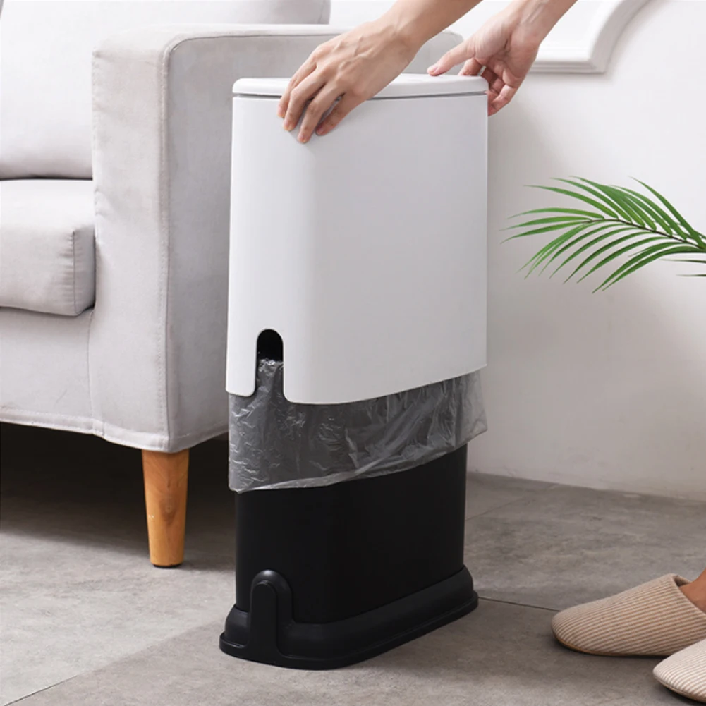 Новинка многофункциональная пластиковая корзина для мусора узкого типа