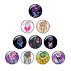 Новинка Ловец снов 1 лот (10 шт.) 12 мм16 мм18 мм25 мм круглая фотография стекло кабошон демонстрация плоская задняя часть оборудование для изготовления ZB0485