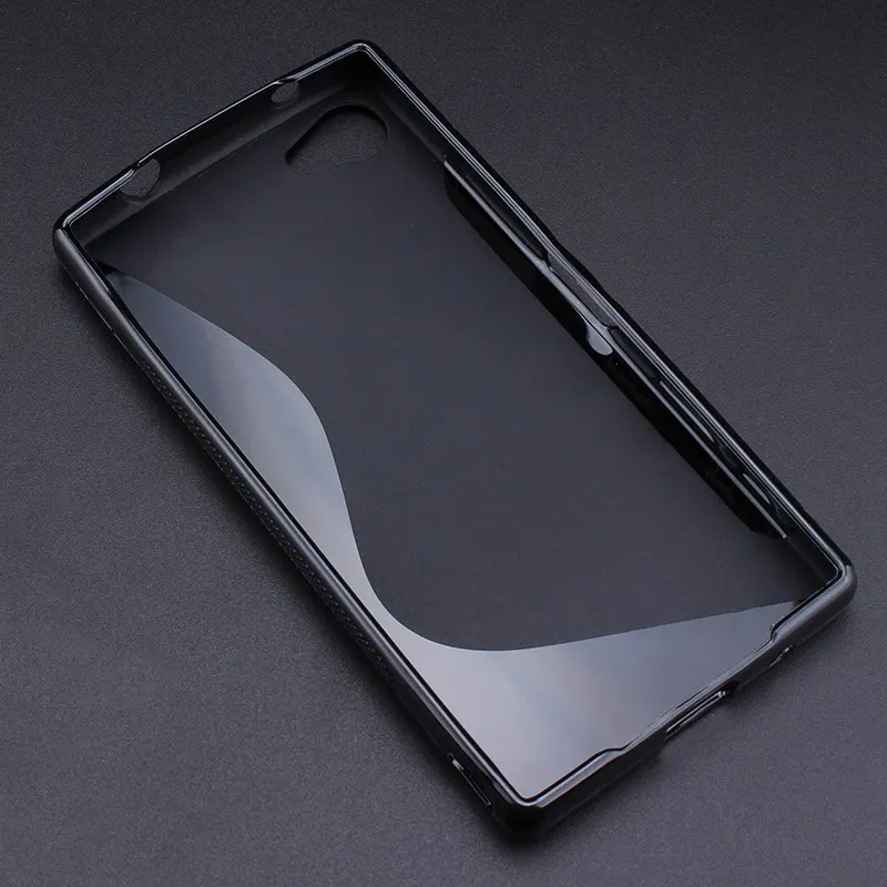 S-Line Anti Skidding Gel TPU Slim Soft Case Back Cover For Sony Xperia Z5 Compact Min Mobile Phone Rubber silicone Bag |