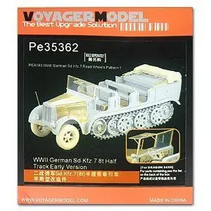 KNL HOBBY Voyager модель PE35362 Sd. KFZ. 7 8 тонн полугусеничного трактора ранняя металлическая