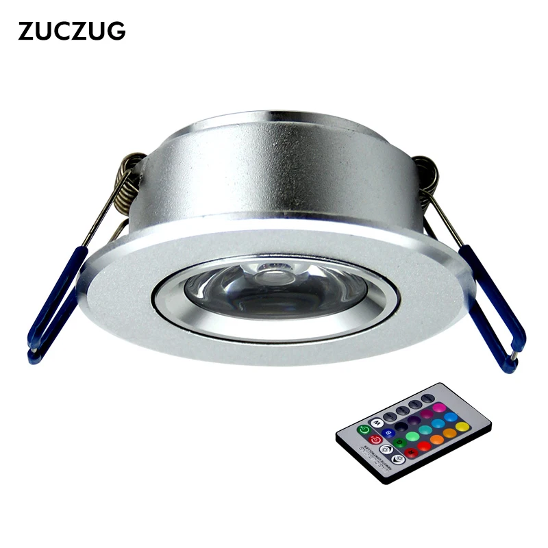 Led 3 Вт RGB прожекторы цвет-изменение потолочные светильники дистанционного
