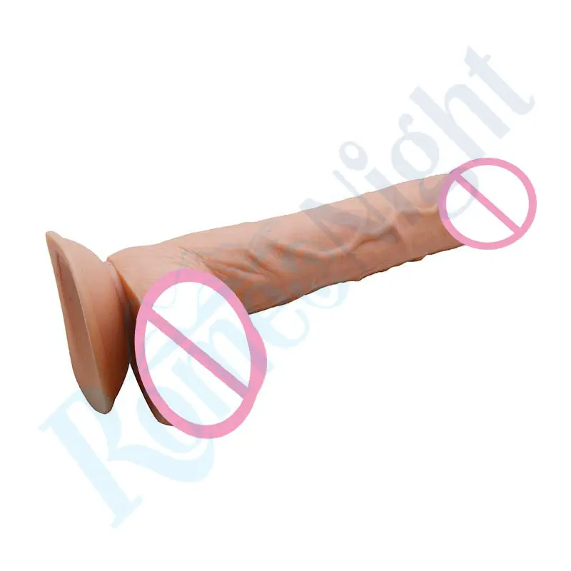 Lovetoy Plus 10 &quotKing size мягкие ребристые Супер реалистичные огромные фаллоимитаторы с