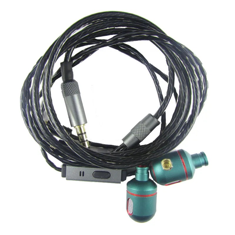 DIY Сменные MMCX DD динамический SE215 гарнитура Hifi в ухо наушники стерео Бас зеленый с