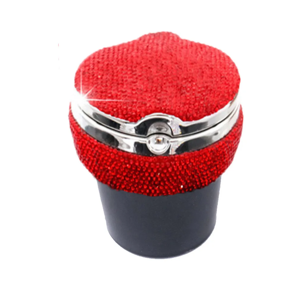 1 шт. автомобильные стразы пепельница с алмазным дизайном многофункциональный