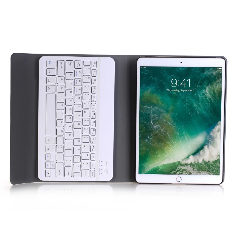 Для iPad Pro 10 5 дюймов беспроводной Чехол для клавиатуры Bluetooth ''из алюминиевого