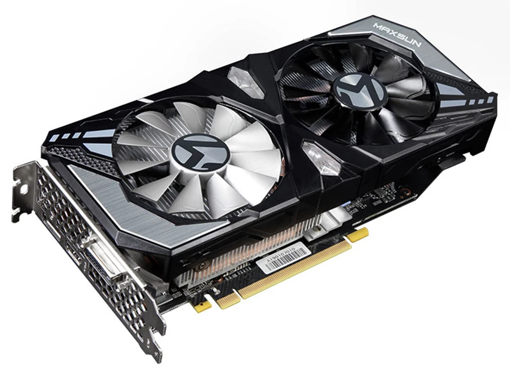 Видеокарта MAXSUN GTX 1660Ti Terminator 6G NVIDIA GDDR6 192bit 12000MHz 1500MHz HDMI+ DVI 12nm 1536 шт GTX1660Ti