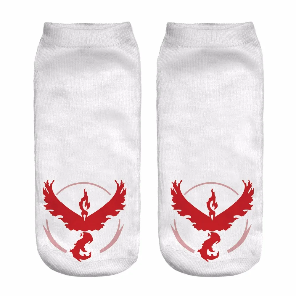 

Cheaper Wholesale Pokemon Go Cartoon Anime Short Cute Sock Lady Girl Summer Funny New Women Socks 3D Print