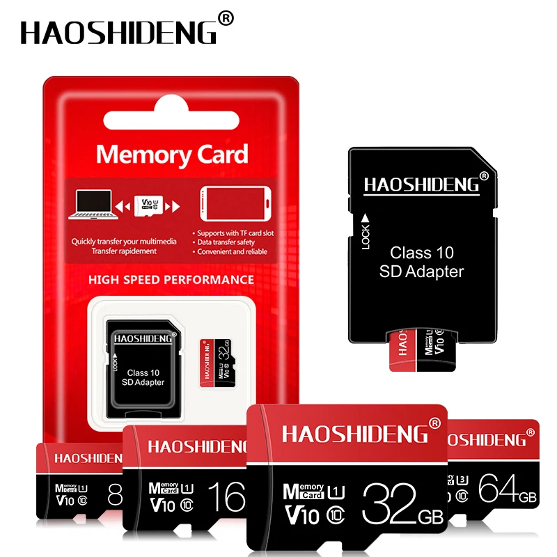 Карта памяти Micro SD 32 Гб 64 Гб 128 ГБ Макс 95 м/с tf-картой C10 256G 512G cartao de memoria для телефона/планшета