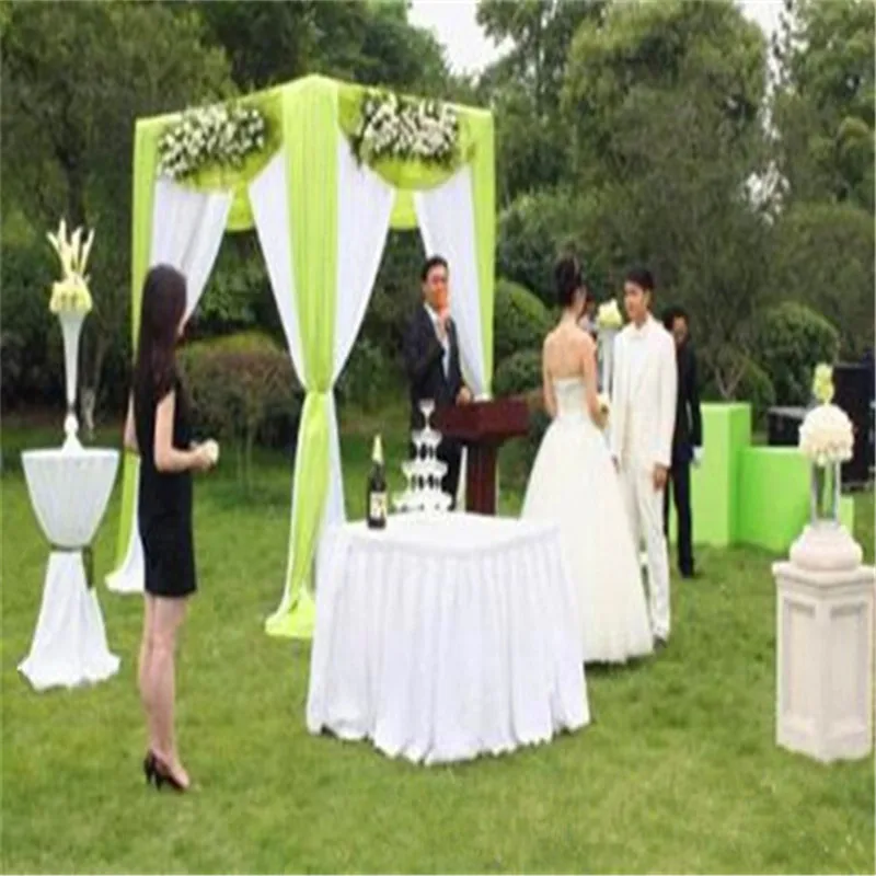 Свадебное украшение квадратная труба Навес/chuppah/Арбор драпировка стенд | Дом и