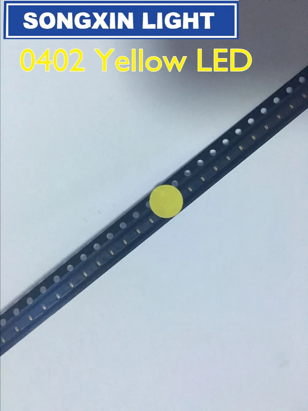 1000 шт. SMD LED Chip Yellow 0402 (1005) Поверхностное крепление SMT Beads светоизлучающие диоды