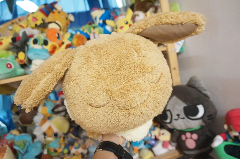 Новая коллекция Kuji спящий Пикачу EEVEE мягкая плюшевая игрушка подарок Большой 40 см