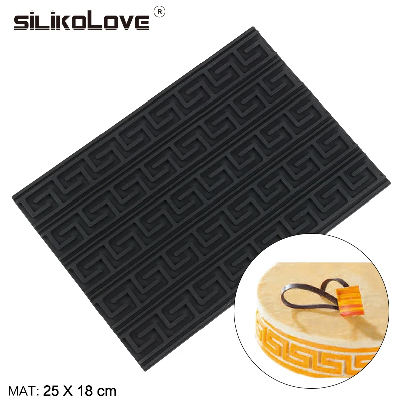 SILIKOLOVE DIY Силиконовые Формы Жаропрочных Текстура Мат Пресс-Формы Мусс Выпечки Десерт Рождественские Формы Коврики Свобода Сочетание